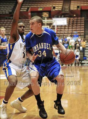 Thumbnail 2 in Immanuel vs. Bakersfield Christian (CIF CS D5 Final) photogallery.
