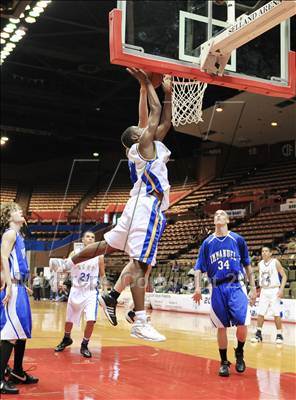 Thumbnail 2 in Immanuel vs. Bakersfield Christian (CIF CS D5 Final) photogallery.