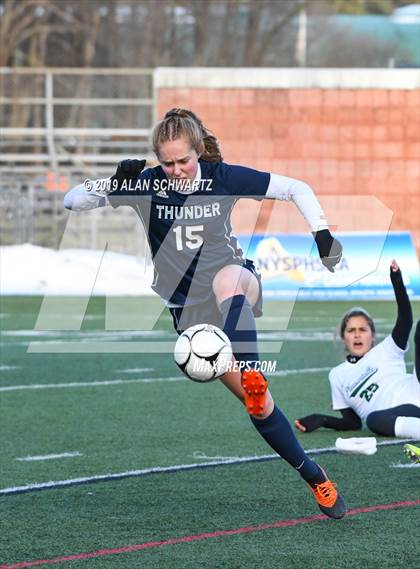 Thumbnail 2 in Pleasantville vs. Central Valley Academy (NYSPHSAA Class B Final) photogallery.