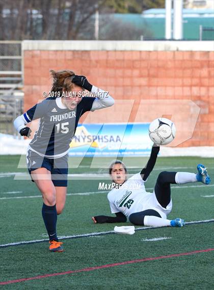 Thumbnail 2 in Pleasantville vs. Central Valley Academy (NYSPHSAA Class B Final) photogallery.