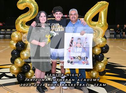 Thumbnail 3 in St. John Paul II Catholic @ Arizona Lutheran Academy (Senior Night) photogallery.
