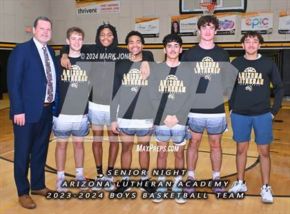 Thumbnail 2 in St. John Paul II Catholic @ Arizona Lutheran Academy (Senior Night) photogallery.