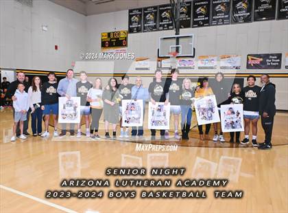 Thumbnail 3 in St. John Paul II Catholic @ Arizona Lutheran Academy (Senior Night) photogallery.