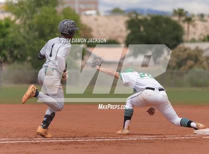 Thumbnail 1 in The Meadows School vs Virgin Valley (NIAA 3A Final) photogallery.
