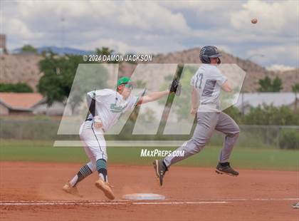 Thumbnail 1 in The Meadows School vs Virgin Valley (NIAA 3A Final) photogallery.