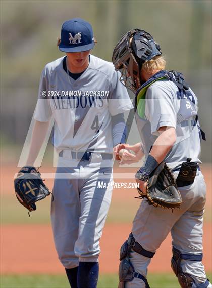 Thumbnail 1 in The Meadows School vs Virgin Valley (NIAA 3A Final) photogallery.