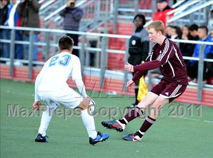 Thumbnail 3 in Fordham Prep vs St. Francis Prep (CHSAA Class AA Intersectional Final)  photogallery.