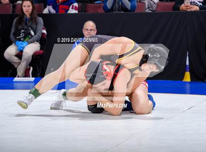 Thumbnail 3 in CIF State Girls Wrestling Championships (Round 1) photogallery.