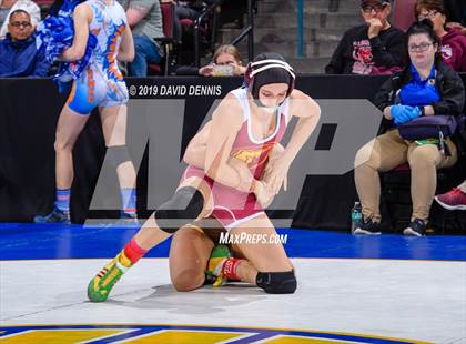 Thumbnail 3 in CIF State Girls Wrestling Championships (Round 1) photogallery.