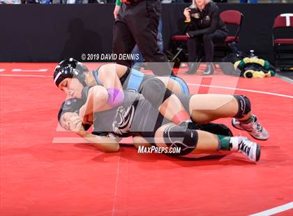 Thumbnail 3 in CIF State Girls Wrestling Championships (Round 1) photogallery.