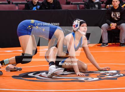 Thumbnail 1 in CIF State Girls Wrestling Championships (Round 1) photogallery.