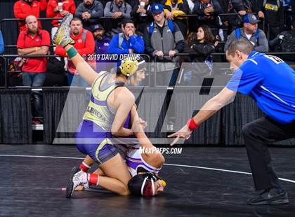 Thumbnail 2 in CIF State Girls Wrestling Championships (Round 1) photogallery.