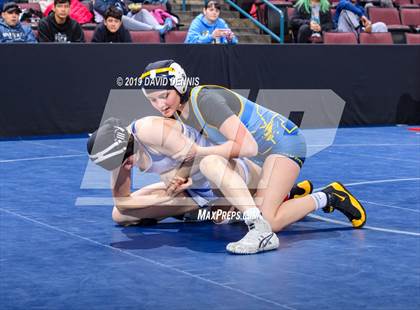 Thumbnail 1 in CIF State Girls Wrestling Championships (Round 1) photogallery.