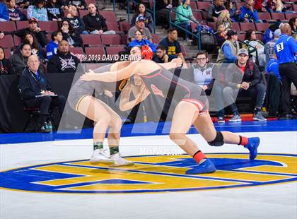 Thumbnail 1 in CIF State Girls Wrestling Championships (Round 1) photogallery.