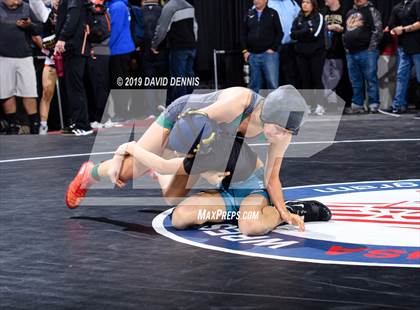 Thumbnail 1 in CIF State Girls Wrestling Championships (Round 1) photogallery.