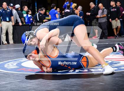 Thumbnail 1 in CIF State Girls Wrestling Championships (Round 1) photogallery.