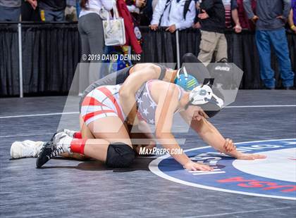 Thumbnail 1 in CIF State Girls Wrestling Championships (Round 1) photogallery.