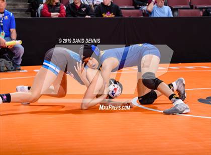 Thumbnail 1 in CIF State Girls Wrestling Championships (Round 1) photogallery.