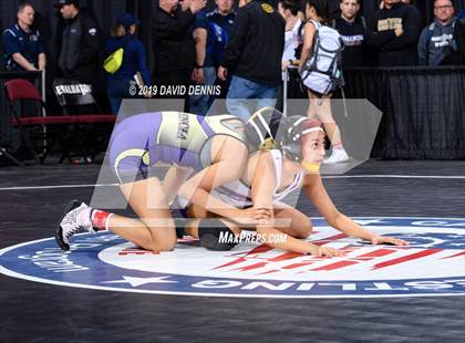 Thumbnail 3 in CIF State Girls Wrestling Championships (Round 1) photogallery.