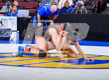 Thumbnail 2 in CIF State Girls Wrestling Championships (Round 1) photogallery.