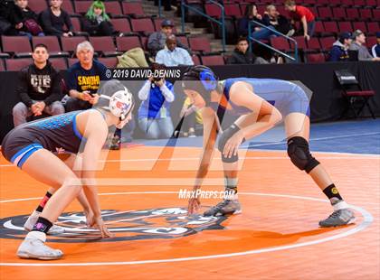 Thumbnail 1 in CIF State Girls Wrestling Championships (Round 1) photogallery.