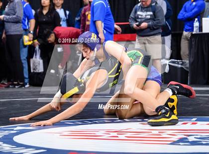 Thumbnail 2 in CIF State Girls Wrestling Championships (Round 1) photogallery.