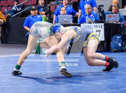 Thumbnail 1 in CIF State Girls Wrestling Championships (Round 1) photogallery.