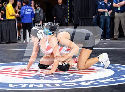 Thumbnail 3 in CIF State Girls Wrestling Championships (Round 1) photogallery.