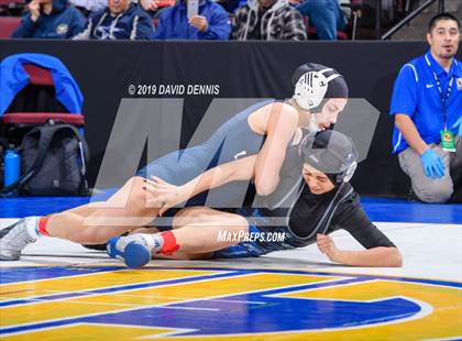 Thumbnail 1 in CIF State Girls Wrestling Championships (Round 1) photogallery.