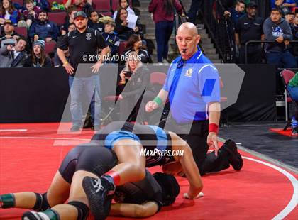 Thumbnail 1 in CIF State Girls Wrestling Championships (Round 1) photogallery.