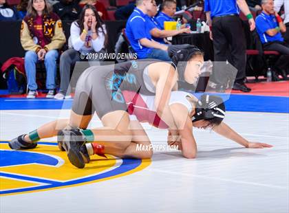 Thumbnail 3 in CIF State Girls Wrestling Championships (Round 1) photogallery.