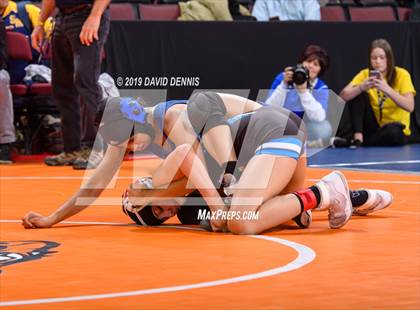 Thumbnail 1 in CIF State Girls Wrestling Championships (Round 1) photogallery.