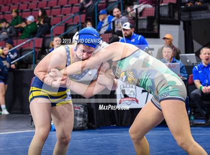 Thumbnail 3 in CIF State Girls Wrestling Championships (Round 1) photogallery.