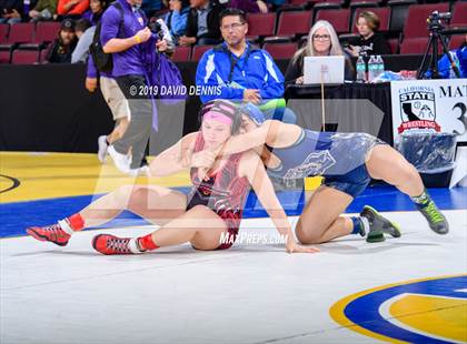 Thumbnail 2 in CIF State Girls Wrestling Championships (Round 1) photogallery.