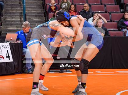 Thumbnail 1 in CIF State Girls Wrestling Championships (Round 1) photogallery.