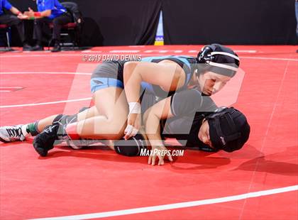 Thumbnail 3 in CIF State Girls Wrestling Championships (Round 1) photogallery.