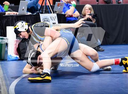 Thumbnail 3 in CIF State Girls Wrestling Championships (Round 1) photogallery.