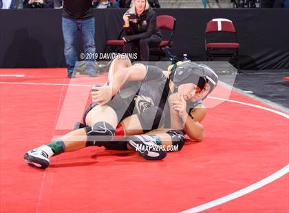 Thumbnail 2 in CIF State Girls Wrestling Championships (Round 1) photogallery.