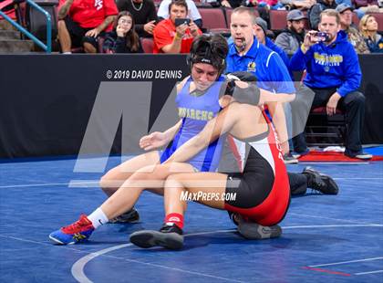 Thumbnail 3 in CIF State Girls Wrestling Championships (Round 1) photogallery.