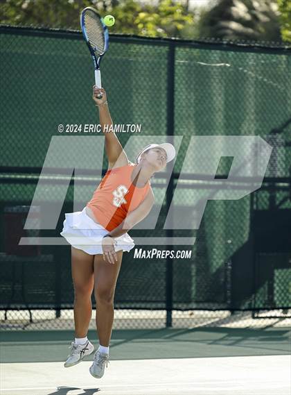 Thumbnail 2 in St. Joseph vs Brentwood (CIF SS Division 2 Round 1) photogallery.