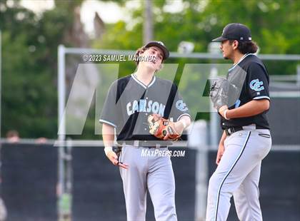 Thumbnail 3 in Crespi vs  Carson (CIF SS DII Round 1) photogallery.