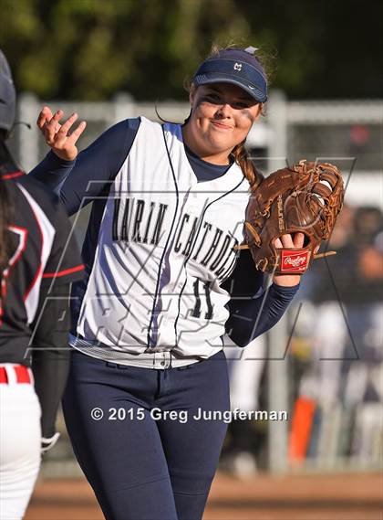 Thumbnail 1 in Redwood vs. Marin Catholic (MCAL Championship) photogallery.