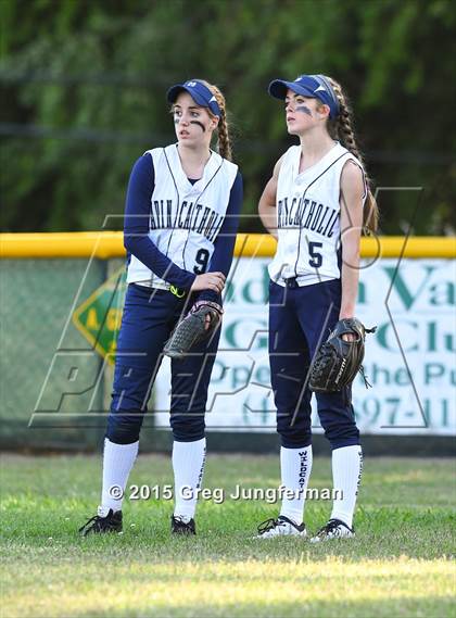 Thumbnail 3 in Redwood vs. Marin Catholic (MCAL Championship) photogallery.