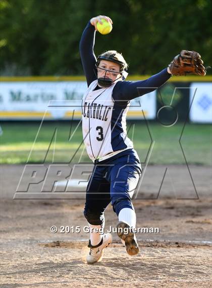 Thumbnail 2 in Redwood vs. Marin Catholic (MCAL Championship) photogallery.