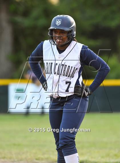 Thumbnail 1 in Redwood vs. Marin Catholic (MCAL Championship) photogallery.