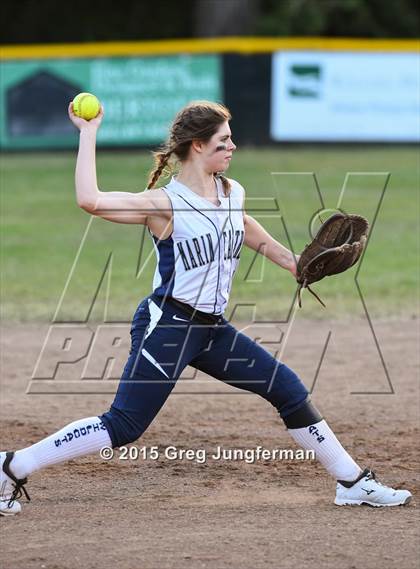 Thumbnail 3 in Redwood vs. Marin Catholic (MCAL Championship) photogallery.