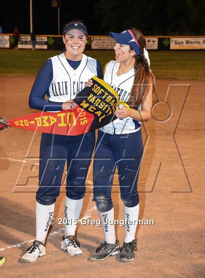 Thumbnail 1 in Redwood vs. Marin Catholic (MCAL Championship) photogallery.
