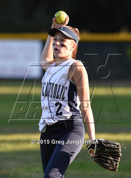 Thumbnail 3 in Redwood vs. Marin Catholic (MCAL Championship) photogallery.