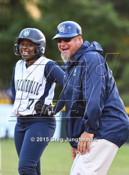 Thumbnail 3 in Redwood vs. Marin Catholic (MCAL Championship) photogallery.