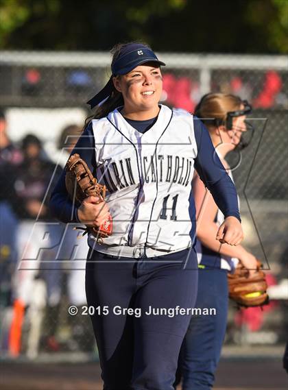 Thumbnail 2 in Redwood vs. Marin Catholic (MCAL Championship) photogallery.